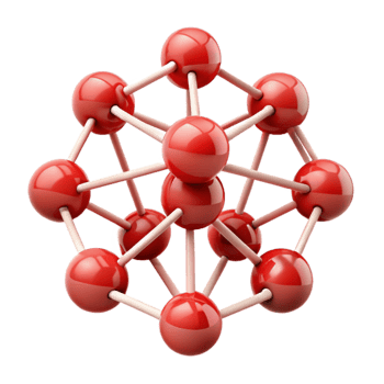 extraordinary traditional Abstract Network Illustration with Red Nodes Transparent authentic png