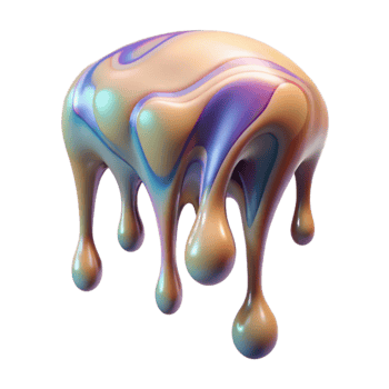 wonderful abstract Abstract Paint Drip Isolated on Transparent Background detailed png