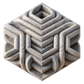 extraordinary rustic Abstract Pattern Representing Parallel Dimensions Isolated detailed png