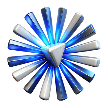 dramatic vintage Abstract Vr Light Beams with Blue and White Rays Cutout high quality png