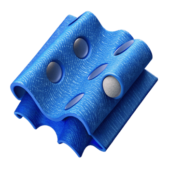 dramatic classic Adaptive Fabric Swatch Blue Cutout high quality png