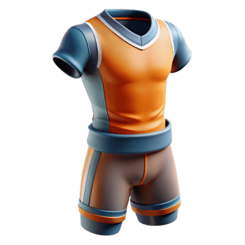 magnificent rustic Adaptive Sportswear Detail Isolated on White exclusive png