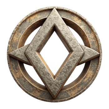 beautiful rustic Ancient Symbol with Rustic Texture Transparent professional png