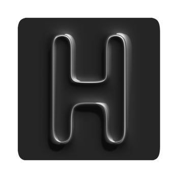 H Letter Black Theme png