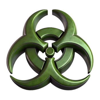 extraordinary abstract Army Green Synthetic Biohazard Symbol Cutout Element exclusive png