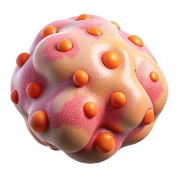 extraordinary creative Bacterial Culture Texture Pink and Orange Spots Transparent Element exclusive png