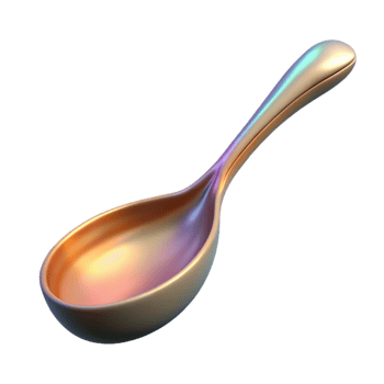 extraordinary traditional Bent Spoon Time Distortion Effect Isolated 4K png