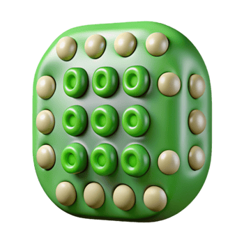 extraordinary vintage Binary Code Pattern Cutout with Green Accents detailed png