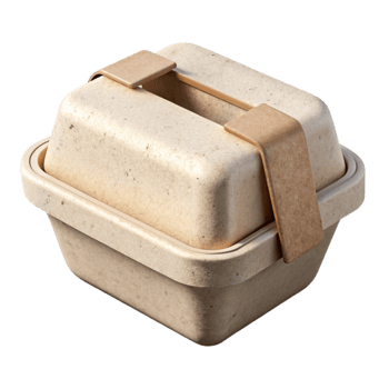 impressive vintage Biodegradable Takeout Container Flat Lay Cutout genuine png