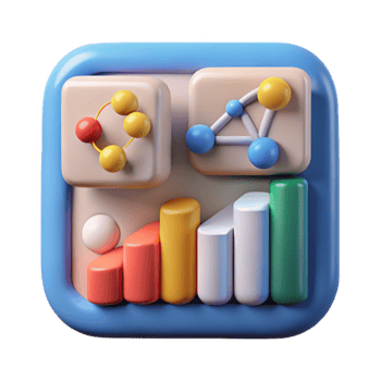 dramatic artistic Bioinformatics Data Analysis Visualization Isolated professional png
