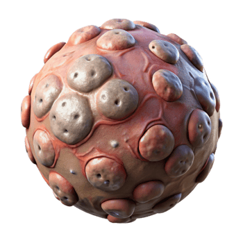 dramatic artistic Bioreactor Meatball Single Object Isolated Element detailed png
