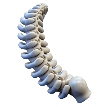 wonderful creative Biorobotic Spine Curved Posture Isolated professional png