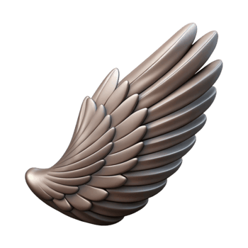 magnificent creative Bird Wing in Motion Cutout detailed png