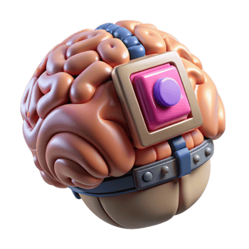 elegant traditional Brain Implant Device Futuristic Style Cutout high quality png