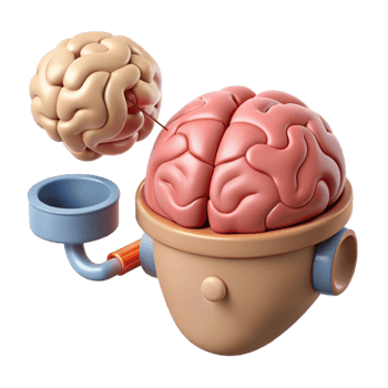 beautiful classic Brain Implant Procedure Diagram Step by Step Cutout professional png