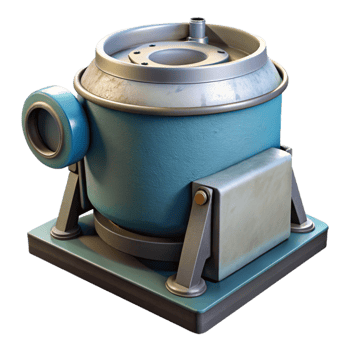 vibrant classic Centrifuge Machine Side View Isolated detailed png