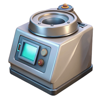 wonderful creative Centrifuge Machine with Control Panel Transparent Background premium png