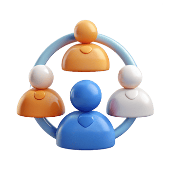impressive minimalist Collective Effort Icon Team Silhouette Transparent authentic png