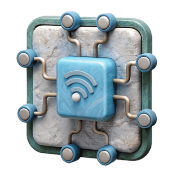 impressive contemporary Connected Devices Network Circuit Board Cutout high resolution png