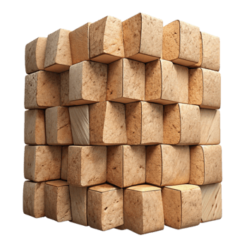stunning artistic Cork Wall Tiles Geometric Pattern Isolated professional png