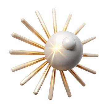 beautiful minimalist Cosmic Rays Bright White Beams Cutout high quality png
