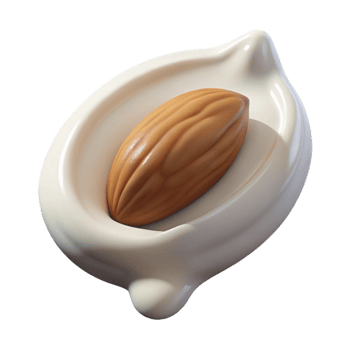 impressive creative Cultured Almond Milk White Liquid Isolated Transparent Background detailed png