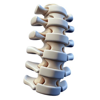 stunning traditional Cybernetic Spine with Flexible Segments Cutout 4K png