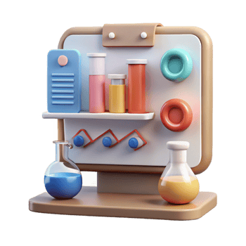 beautiful modern Data Presentation in Medical Lab Cutout exclusive png