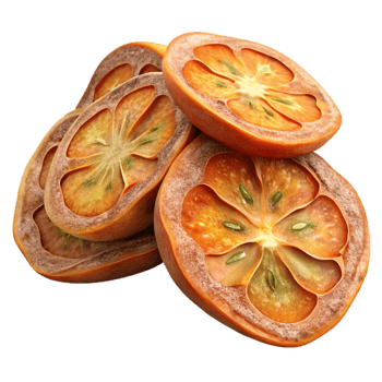 dramatic minimalist Dehydrated Vegetable Slices Close Up Isolated high resolution png