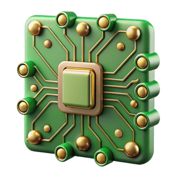extraordinary contemporary Digital Circuitry Pattern Cutout Green and Gold high resolution png