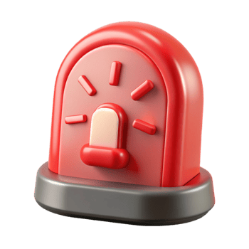 extraordinary classic Digital Clock Alarm Icon Flashing Red Isolated authentic png