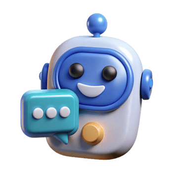 dramatic abstract Digital Friend Assistant Chatbot Icon Cutout Communication Symbol exclusive png