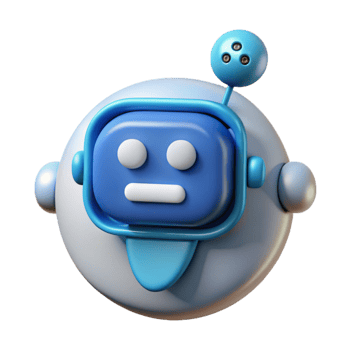 beautiful contemporary Digital Friend Assistant Chatbot Icon Cutout Communication Symbol exclusive png