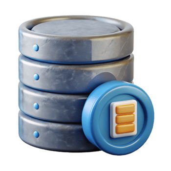 serene contemporary Digital Legacy Data Storage Icon Transparent Background premium png