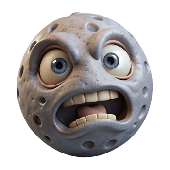 stunning traditional Digital Nightmare Face Isolated on White high quality png
