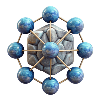 dramatic contemporary Digital Neural Network Diagram Isolated 4K png