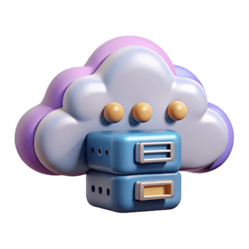 extraordinary creative Digital Soul Ascending to Cloud Server Isolated authentic png