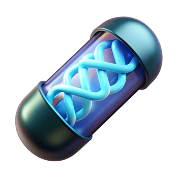 extraordinary rustic Dna Data Capsule with Glowing Effect Cutout professional png