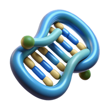 wonderful minimalist Dna Fragment with Binary Code Overlay Transparent Background professional png