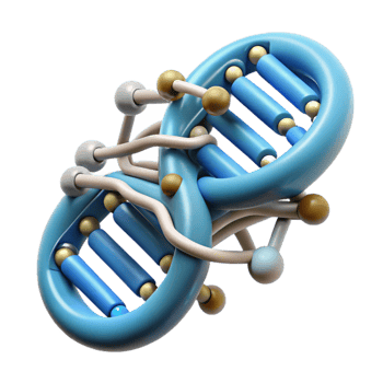 extraordinary abstract Dna Molecule with Circuitry Pattern Cutout authentic png