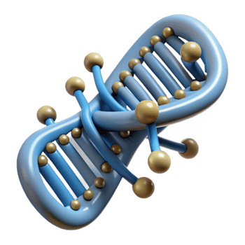 dramatic classic Dna Molecule with Circuitry Pattern Cutout 4K png