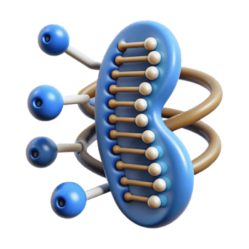 magnificent creative Dna Molecule with Data Encryption Symbol Isolated premium png