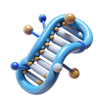wonderful abstract Dna Strand with Data Storage Symbol Isolated 4K png