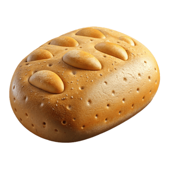 wonderful contemporary D Printed Bread From Air Isolated on White professional png