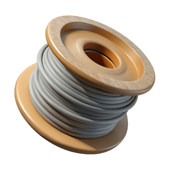 serene minimalist D Printer Filament Spool Holder Transparent Background original png