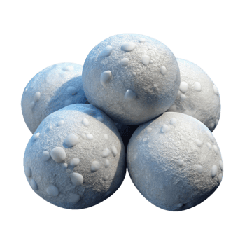 impressive traditional Dry Ice Pellets Isolated on Transparent Background premium png