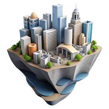 wonderful traditional Dynamic Urban Form Cutout Evolving City professional png