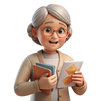 dramatic vintage Elderly Woman Sharing Memories Transparent Background professional png
