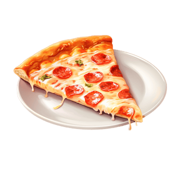 Delicious slice of cheesy pizza topped with fresh tomatoes and basil png