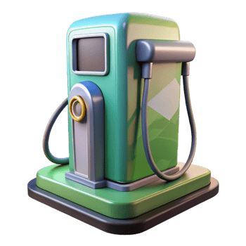 extraordinary modern Electric Car Charging Station Transparent Element premium png